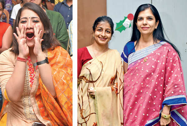 Babita Masiwal (R) Seema Tara and Dr Prerna Mitra (BCCL/ Vishnu Jaiswal)