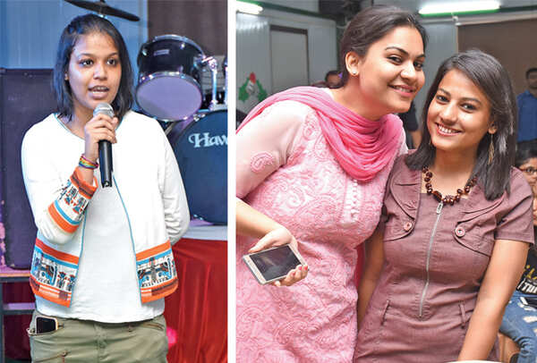 Udeesha Singh (R) Deepika and Pooja (BCCL/ Vishnu Jaiswal)