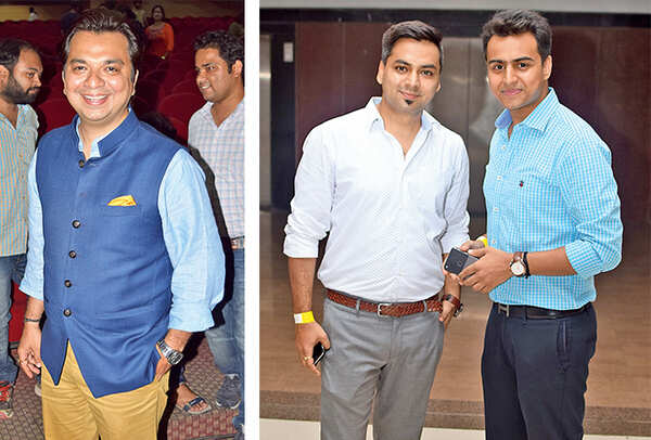 Gaurav Prakash and (R) Irfan and Nikhil (BCCL/ Farhan Ahmad Siddiqui)