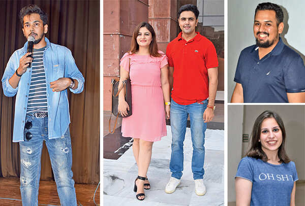 Clockwise: Vipul Gaur, Sakshi and Apoorva, Sooraj Singh, Roshita Khanna (BCCL/ Farhan Ahmad Siddiqui)