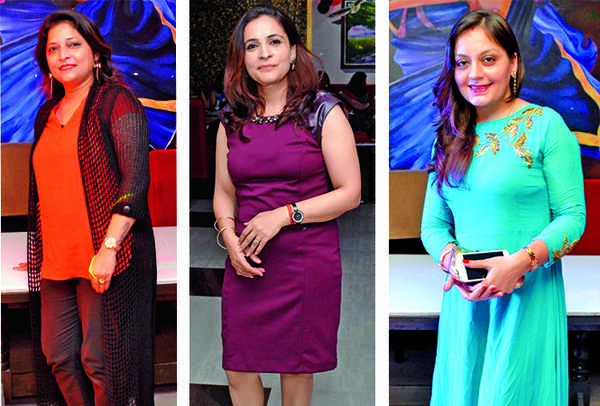(L) Shweta Kapoor (C) Divya (R) Prerna (BCCL/ Pankaj Singh)