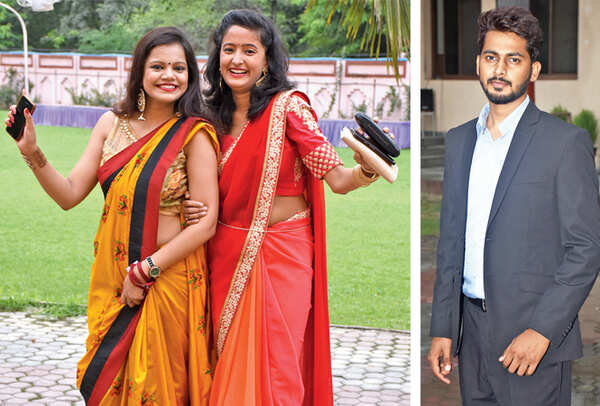 Salguni Payal and Raj Siddhi (R) Aayush Kumar (BCCL/ Vishnu Jaiswal)