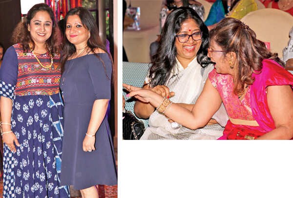 Aishwarya Seth & Sonal Agrawal (R) Dr Madhulika and Dr Chaya Pathak (BCCL/ Unmesh Pandey)