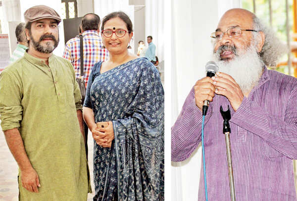 Deepak Kabir and Veena (R) and Surya Mohan (BCCL/ Aditya Yadav)