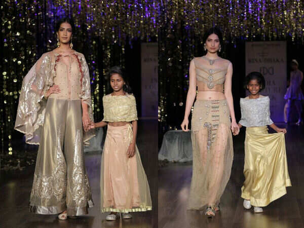 Rina Dhaka India Couture Week Smile Foundation