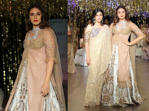 Huma Qureshi walks for Rina Dhaka