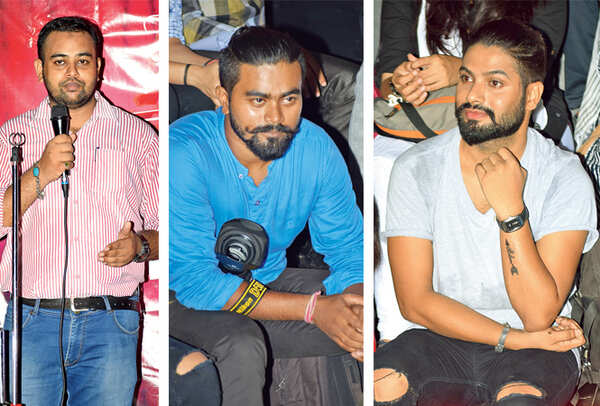 L-R Mohd Nadeem Siddiqui, Abhishek Verma and Abeer (BCCL/ Farhan Ahmad Siddiqui)