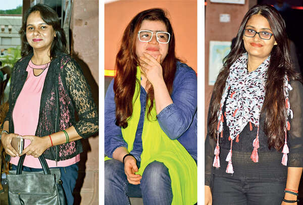 L-R Deepika Chaturvedi, Nailah and Neha Dubey (BCCL/ Farhan Ahmad Siddiqui)