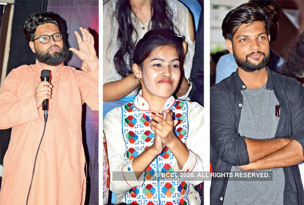 L-R Shahbaz Talib, Shalini and Shivam (BCCL/ Farhan Ahmad Siddiqui)