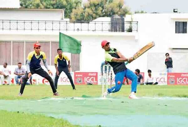 Match in progress (BCCL/ Farhan Ahmed Siddiqui)