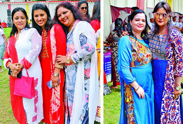 (L) Akansha, Pallavi and Swati (R) Anju Agarwal (L) and Rajshree (BCCL/ IB Singh)