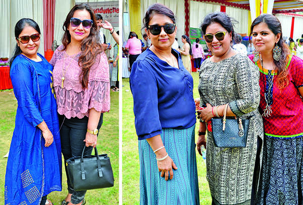 (L) Geetika and Shalu (R) Shweta, Reema and Priya (BCCL/ IB Singh)