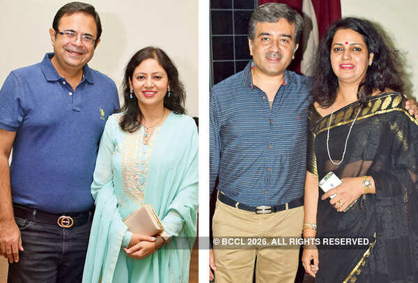 Manav and Nidhi Prakash with Sudeep and Amita Seth (BCCL/ Farhan Ahmed Siddiqui)