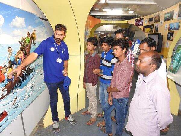 Science Express arrives in city | Ahmedabad News - Times of India