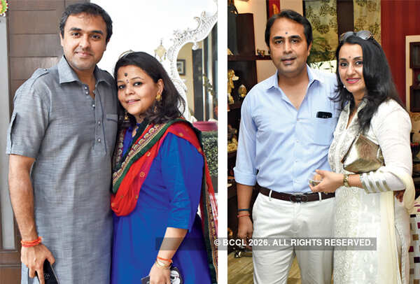 Karan and Shivanka Chanda (R) Pankaj Bajaj and Meena (BCCL/ Farhan Ahmad Siddiqui)