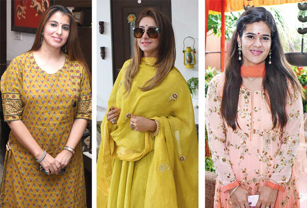 Nupur Mehta, Preeti Anand and Radhika Agarwal (BCCL/ Farhan Ahmad Siddiqui)