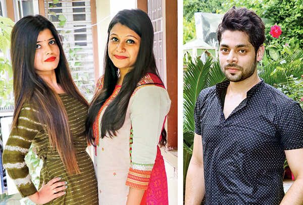 Priya Mishra and Shreya (R) Rish Pandey (BCCL/ Unmesh Pandey)