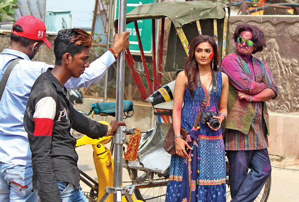 Actors Aishwarya Devan and Paritosh Tripathi (BCCL/ Arvind Kumar)