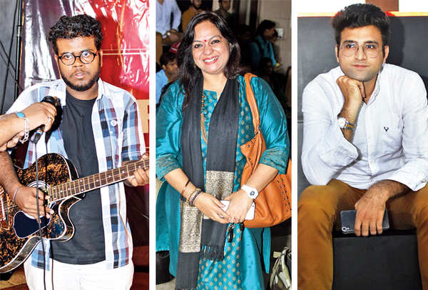 L-R Ritesh, Priya Saxena and Fawad Khan (BCCL/ Farhan Ahmad Siddiqui)