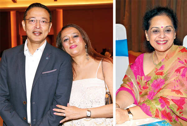 (L) Neeraj and Sumita Saran (R) Poonam Chopra (BCCL/ Aditya Yadav)