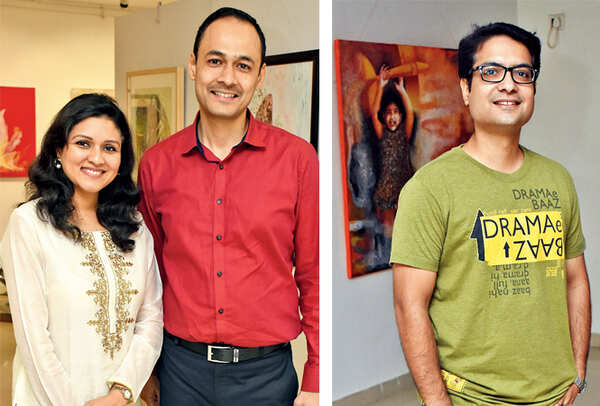 Neha and Vipul Agrawal (R) Nitin (BCCL/ Vishnu Jaiswal)