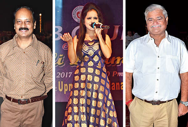 Col Jyotirmoy Ghoshal, Farha Naaz and Maj Gen Vinod Sharma (BCCL/ Vishnu Jaiswal)
