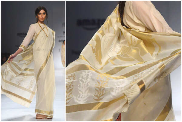 Bamboo Silk textile by Madhu Jain