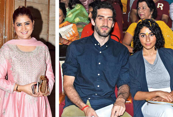 (L) Aparna Mishra (R) David Zamdmer and Vinti Bhatnagar (BCCL/ Vishnu Jaiswal)