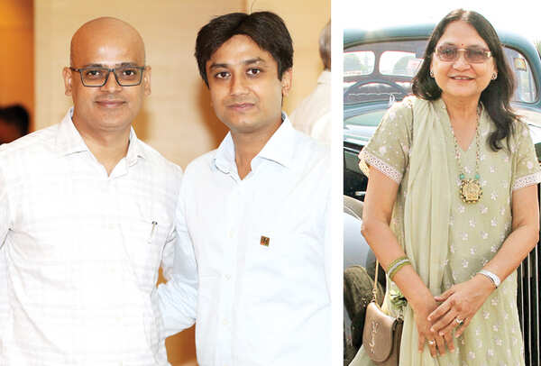 Alok Shukla and Anuj (R) Anita Narain (BCCL/ Aditya Yadav)