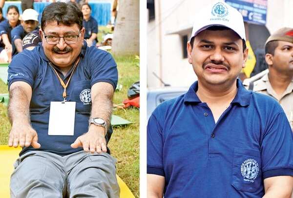 Dr Sandeep Kapoor (R) Kaushal Raj Sharma (BCCL/ Vishnu Jaiswal)