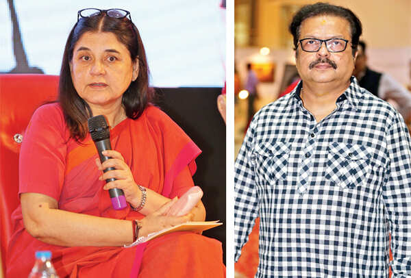 Maneka Gandhi and Abhijit Sarkar (BCCL/ Aditya Yadav)