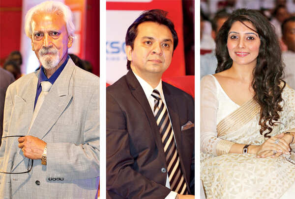 Dr Ram Lakhan, Gaurav Prakash and Jai Madan (BCCL/ Aditya Yadav)