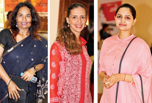 (L-R) Lalita Pandey, Luiza and Nivedita (BCCL/ Aditya Yadav)
