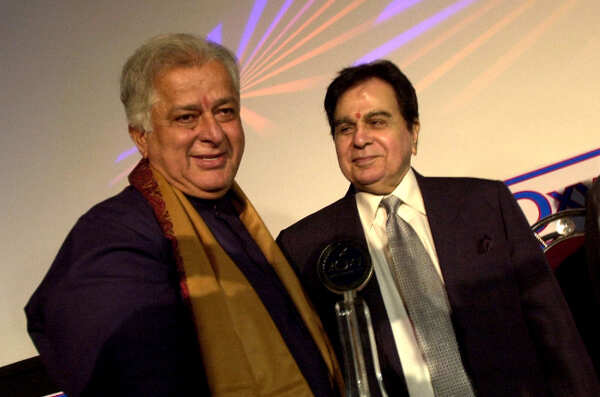 Shashi Kapoor with Dilip Kumar
