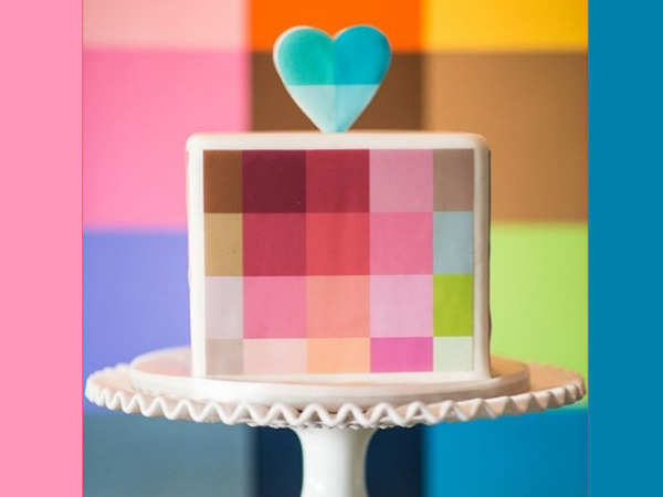 Square Shape Birthday Flowers Cake Design from New Cake Wala  recipe on  Niftyrecipecom