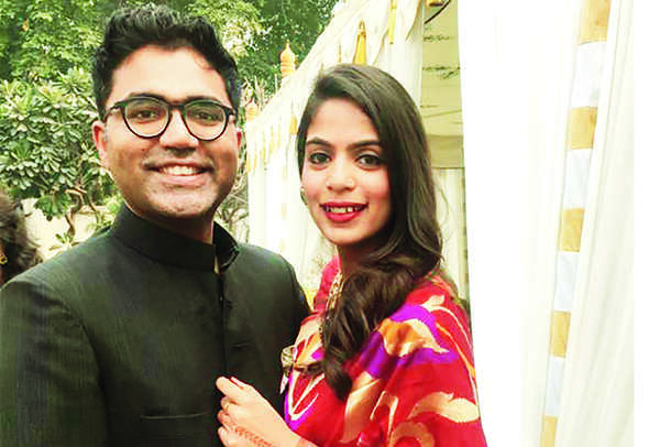 Devika Narain with her husband Joseph Radhik R (BCCL)