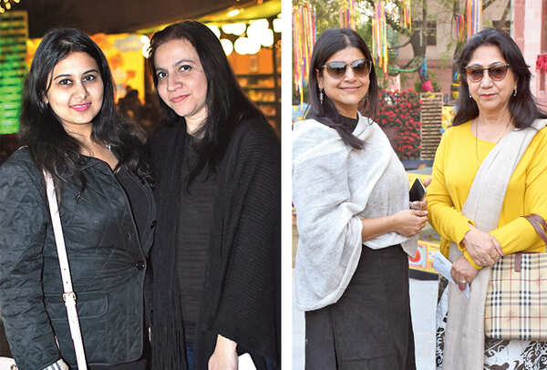 Aarti Vaid and Tazeen Husain (R) Vipra and Garima (BCCL/ Farhan Ahmad Siddiqui and Vishnu Jaiswal)