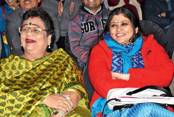 Kumkum Roy Choudhury (L) and Palak Singh (BCCL/ Farhan Ahmad Siddiqui and Vishnu Jaiswal)