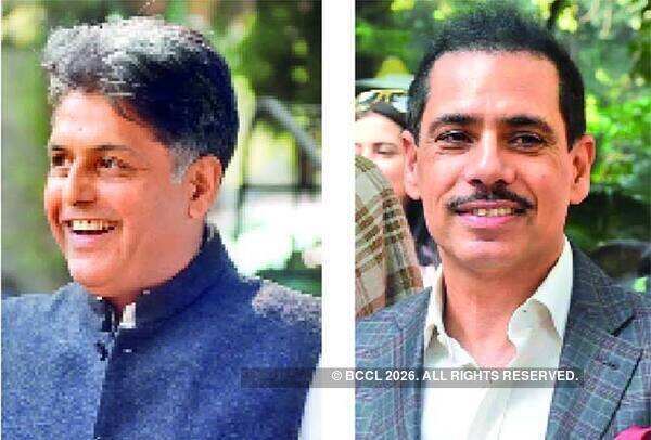 Arun Jaitley, Robert Vadra and Mani Shankar Aiyar at the Cherians ...