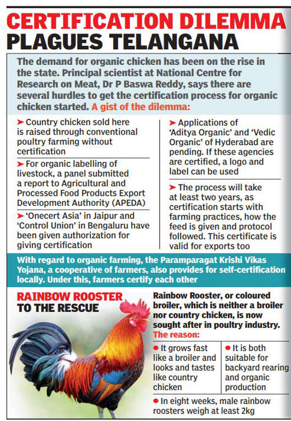 Poultry gets hormone taint, but organic way needs official stamp