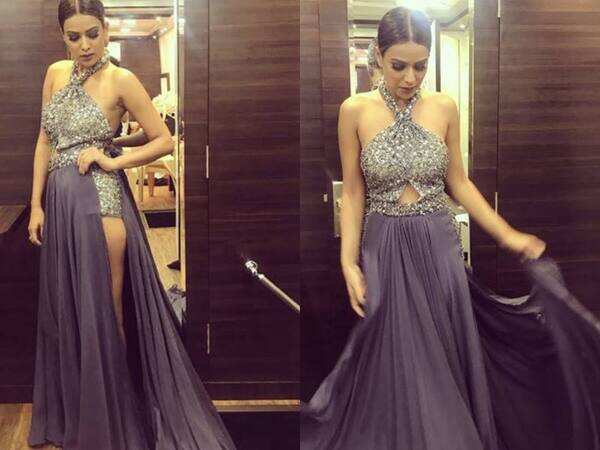Nia Sharma Hot Dress Images