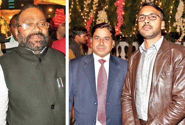 Swami Prasad Maurya and Deepak (L) and Anil (BCCL/ Aditya Yadav)