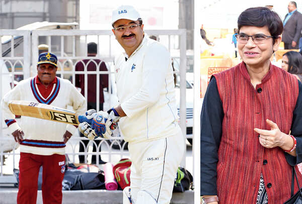 Navneet Sehgal and Leena Johri  (BCCL/ Farhan Ahmad Siddiqui)