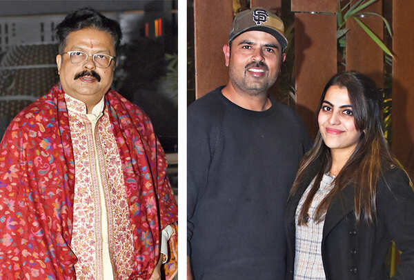 (L-R) Abhijit Sarkar, Ali Hamid and Samana (BCCL/ Farhan Ahmed Siddiqui)