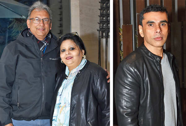 (L-R) Ajay and Meenakshi Jain and Meesam Rizvi (BCCL/ Farhan Ahmed Siddiqui)