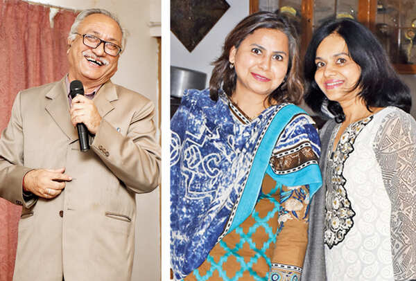 (L-R) Aley Ahmad with Adeeba Waseem (L) and Shalini Singh  (BCCL/ Vishnu Jaiswal)
