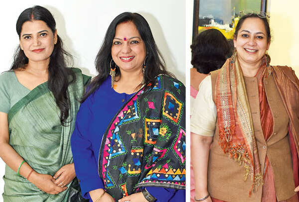 Rashmi (L) and Priya Saxena and Vandana Sehgal  (BCCL/ Farhan Ahmed Siddiqui)