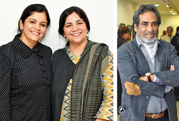 Simran Sahni (L) and Shachi Singh and Anant Jauhari (BCCL/ Farhan Ahmed Siddiqui)