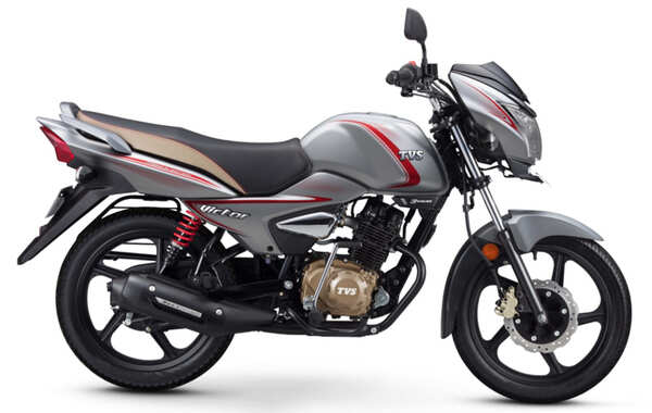TVS Victor Matte Silver