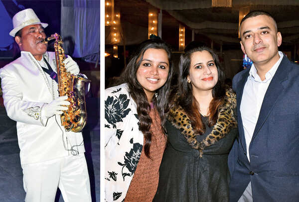 Ganga Bhadura Thapa (R) (L-R) Priyanka, Vanisha and Amit Chopra (BCCL/ Vishnu Jaiswal)